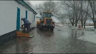 Затопило сельскую школу в ЗКО