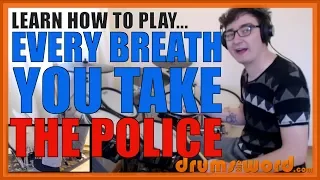 ★ Every Breath You Take (The Police) ★ Drum Lesson PREVIEW | How To Play Song (Stewart Copeland)