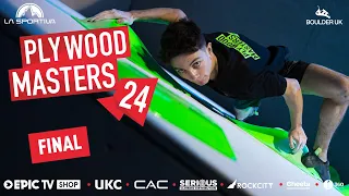 The Plywood Masters Bouldering Competition 2024 -  The FINALS