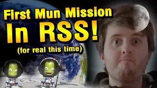 KSP: I Played RSS for the first time! Apollo Style Mun Mission in the RSS KSP mod