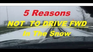5 Reasons Why you SHOULD Drive RWD Over FWD in the Winter