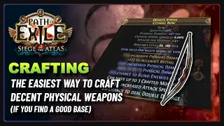 PoE 3.17 - Crafting a Physical Bow - (Method Works for All Weapons)