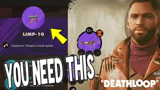 Deathloop Tips - How To Get The Best Suppressed Gun in the Game EARLY!
