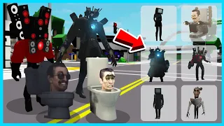 CARA JADI KARAKTER SKIBIDI TOILET DIROBLOX BROOKHAVEN GRATIS!