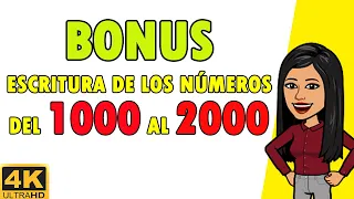 🏅Números del 1000 al 2000 en español  | COMPLETO 🧠✅  | Spanish Numbers 1000-2000