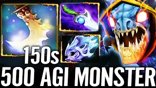 🔥 500+ AGI Grandmaster SLARK RAMPAGE — Butterfly + Moonshard 100% Unstoppable Monster Dota 2 Pro