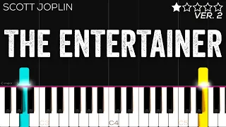 Scott Joplin - The Entertainer | EASY Piano Tutorial