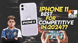 🔥IPHONE 11 BEST FOR COMPETITIVE IN  2024 •IPHONE 11 BGMI/PUBG  FPS DROP,BATTERY,HEATING,LAG TEST🎮
