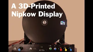 3D Printed Color Nipkow Display