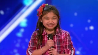 Angelica Hale- 9-Year-Old Singer Stuns the Crowd AGT 2017