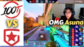 Kyedae Reacts To Gambit Destroying 100T In Vct Berlin Map 1 (Valorant)