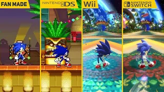 Sonic Colors - 2010 | 2D vs DS vs Wii vs Switch | Graphics Comparison