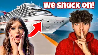 Sneaking Her Onto A Cruise Ship! (BAD IDEA!) Pt.1