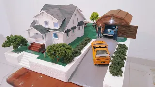 Diorama Velozes e Furiosos - Model House Fast and Furious - House Toretto Model