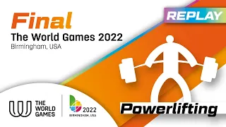 TWG 2022 BHM - Replay of the Powerlifting Women's Lightweight competition