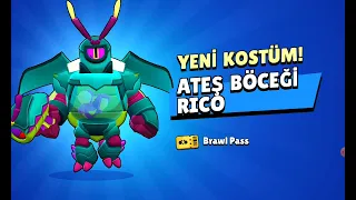 Brawl Pass Aldım! 😎 Ateş Böceği Rico Aldım! 👊 Eve İçin Son 2 Kademe! 🎉 Brawl Stars