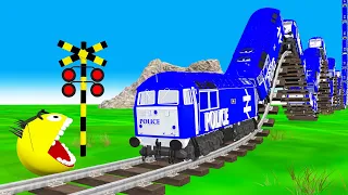 電車アニメ | Railway Crossing Police | 電車アニメ | railroad crossing fumikiri train