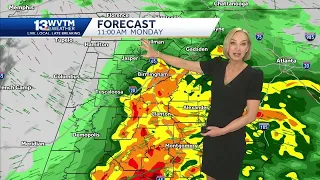 Wet Monday morning commute with additional rain and storms ahead this week