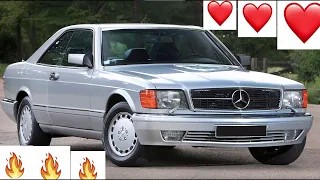 TRUTH about Mercedes W126 Coupe! WHY do F1 DRIVERS LOVE it? FULL REVIEW!  FULL HISTORY! GUIDE 560SEC