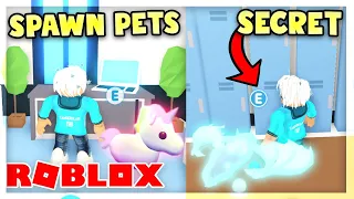 This SECRET PLACE GIVES FREE LEGENDARY PETS in Adopt Me! (Roblox)