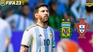 FIFA 23 - Argentina vs. Portugal - Full Match Gameplay | Messi,Ronaldo Masterclass