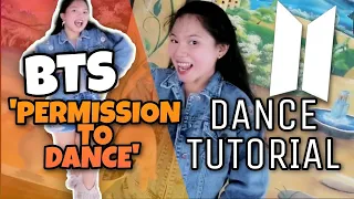 [MIRRORED TUTORIAL] BTS (방탄소년단) 'Permission to Dance' DANCE TUTORIAL+ SLOW MUSIC //Franchesca Corpuz