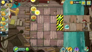 Mar dos Piratas: Dias 16 e 17 - Plants Vs Zombies 2