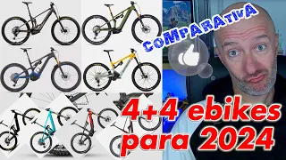 4+4 ebikes FULL POWER 2024: COMPARATIVA