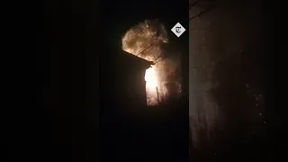 Explosion at Russian ammo warehouse in Luhansk, eastern Ukraine