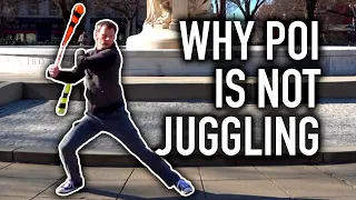 Why Poi Spinning is Not Juggling