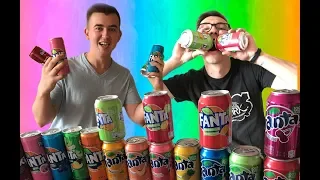 ШОК! Все вкусы Fanta в одно видео! Тест Fanta магазином SleepЛось!