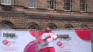 Street Juggler Festival Fringe Edinburgh Scotland