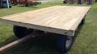 Hay wagon build