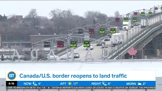 CityBiz: Canada-U.S. land border reopens, Rogers won't appeal B.C. Supreme Court ruling