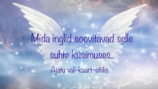 Mida inglid soovitavad selle suhte küsimuses😇💕🕊Ajatu vali-kaart-stiilis