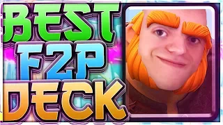 BEST FREE TO PLAY DECK! Giant Cycle Deck (Top Ladder) — Clash Royale