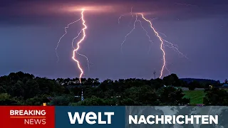 NEUES UNWETTER: Starkregen, Gewitter! Jetzt kommt die nächste Schlechtwetterfront! | WELT Newsstream