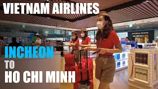 【4k 60fps】 VIETNAM AIRLINES REVIEW - Seoul INCHEON to Vietnam HO CHI MINH CITY VN409