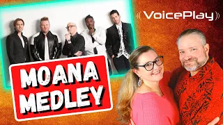 First Time Reaction to the "Moana Medley" by Voiceplay