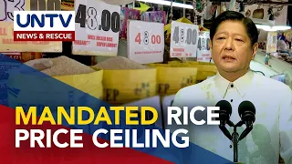 PBBM orders mandatory price ceiling on rice nationwide