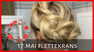 17.mai flettekrans - hårstylingen som vinner 17.mai!