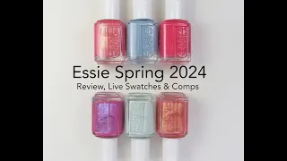 Essie Blushin' & Crushin' Spring 2024 Collection: Review, Live Swatches & Comparisons