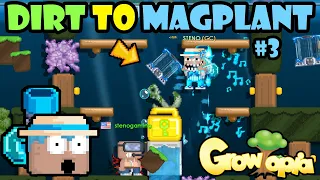 MAGPLANT HERE WE COME!! | Dirt To Magplant #3 | GrowTopia Profit 2023