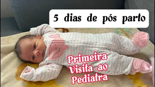 Vlog: 5 dias de PÓS CESÁREA/ PRIMEIRA IDA AO PEDIATRA