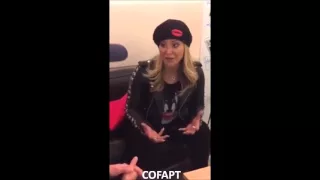 Anastacia - On Periscope live from an interview in Cologne, Germany 16112015