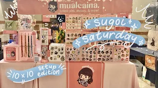 My Bigger 10x10 Artist Alley Booth Setup at Sugoi Saturday! | Mualcaina