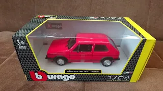 Bburago 1/24 Volkswagen Golf MK1 GTI 1979 Unboxing