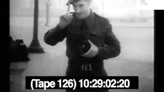 WWII Liberated Paris, Allied Soldiers Off Duty, 1940s Archive Footage