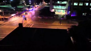 Caught on camera: Shots fired at Dallas police headquarters
