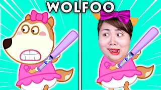 Wolfoo Becomes Invisible To Troll Lucy - Parody The Story Of Wolfoo and Friends | Woa Parody